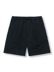 高温定型イージーウエストストレート薄手ショーツ正面図