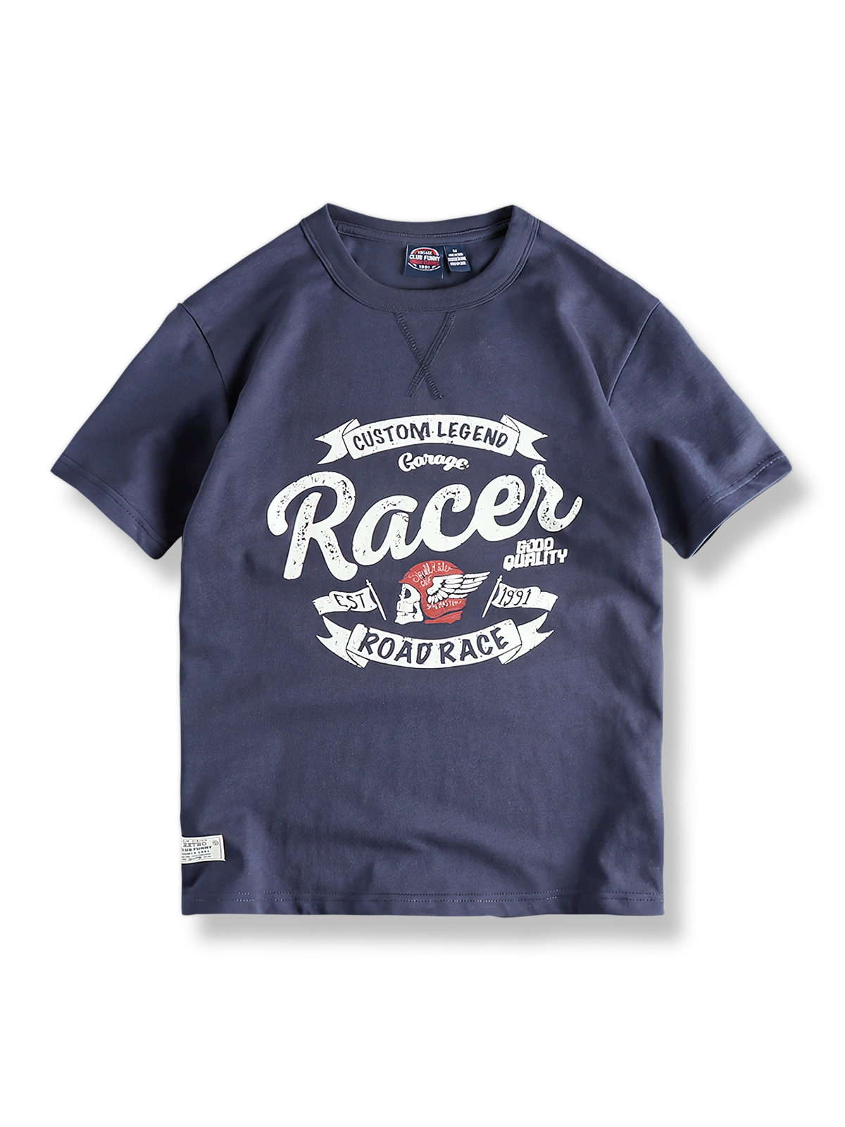 レーシングスカルプリントTシャツ