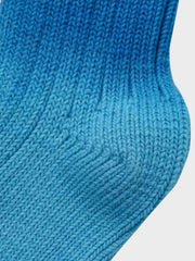 藍染めグラデーション ソックス