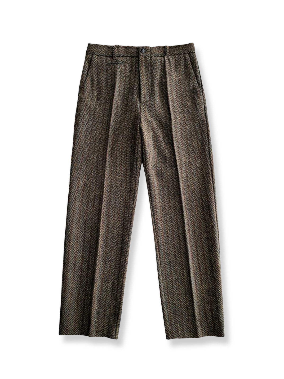 ウールストレートレッグパンツ
