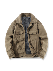 コーデュロイ ダウン ジャケット