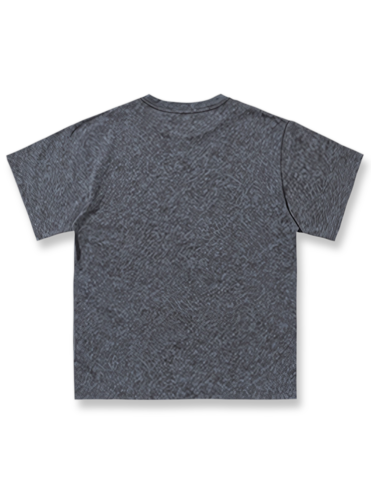 復古風バティック染め半袖Tシャツ正面図