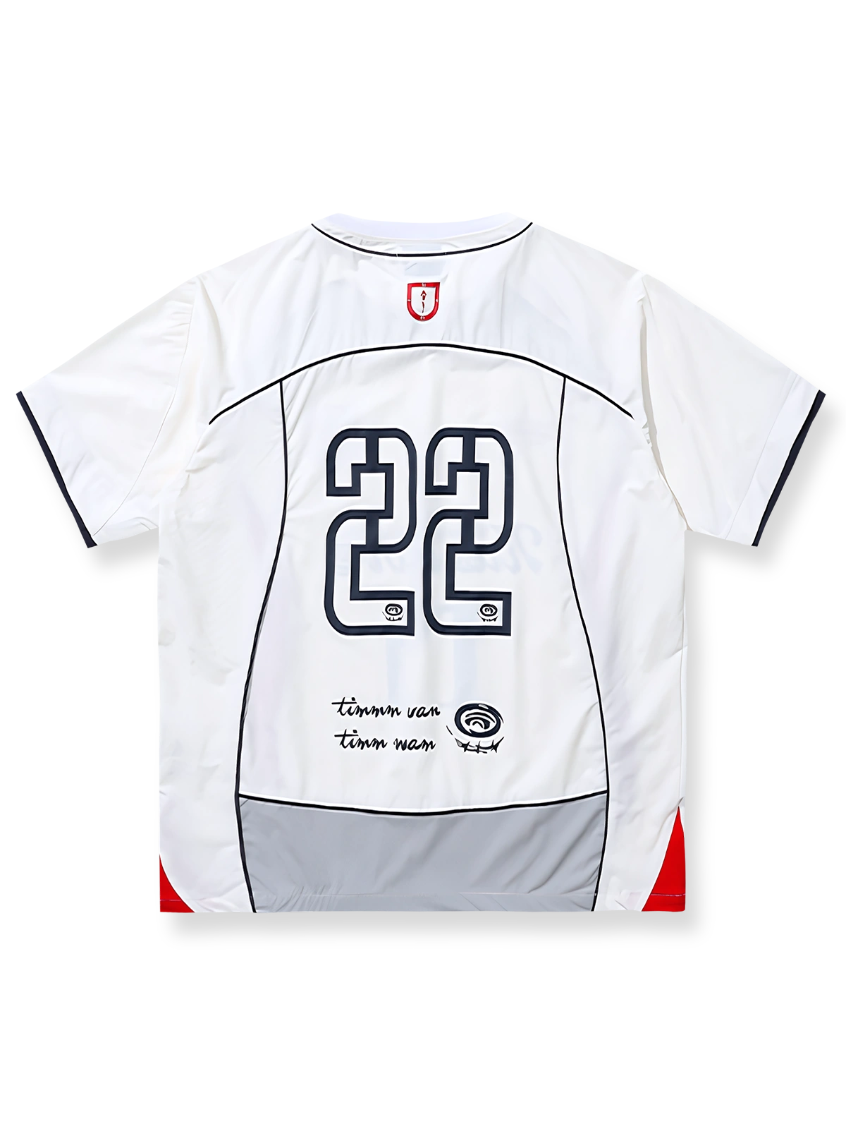 ヴィンテージサッカートレーニングシャツの正面図