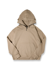 製品画像:
アメリカン重厚バラクラバフード付きパーカー、360g/m²の天然コットン生地とジップ式バラクラバデザイン、アウトドアやストリートスタイルに最適

詳細画像:
ジップ式バラクラバ面罩デザインのクローズアップ、風を防ぐ機能性を備えたフード付きパーカー