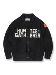 ショールカラー ニットセーター