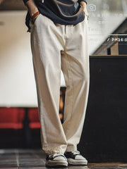 ホワイトデニム ストレートパンツ