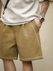 レトロステッチ ニットショーツ