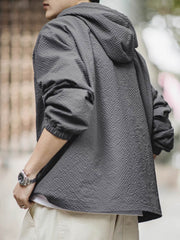 ハーフジップ アノラックジャケット