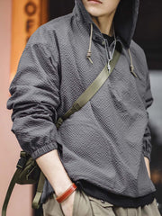 ハーフジップ アノラックジャケット