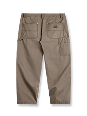 製品画像
B01改良型ダブルニー・カーゴパンツ、クラシックなB01型をリバイバル、ダブルニーのパッチとツールポケット、ハンマーループを備えたワークウェアスタイル、アンティーク仕上げの打ち込みリベットとエンボス加工されたレザーパッチ

詳細画像
改良型デザインでポケット数を減らしシンプルに、ヴィンテージ感を高める打ち込みリベットとレザーパッチ、100%コットンのキャンバス生地、ウォッシュ加工でレトロな風合いを実現したディテール