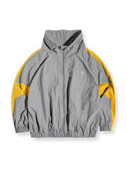 ダブルファスナーデザイン 配色切替 ジャケット