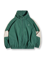 ダブルファスナーデザイン 配色切替 ジャケット