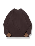 3色 コントラスト フリース長袖Tシャツ