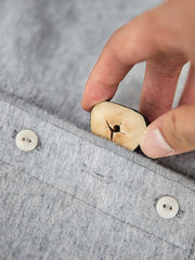 ヘビーウェイト 長袖ヘンリーネックTシャツ