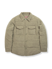 ソフトシェル ピーチスキン ダウン ジャケット