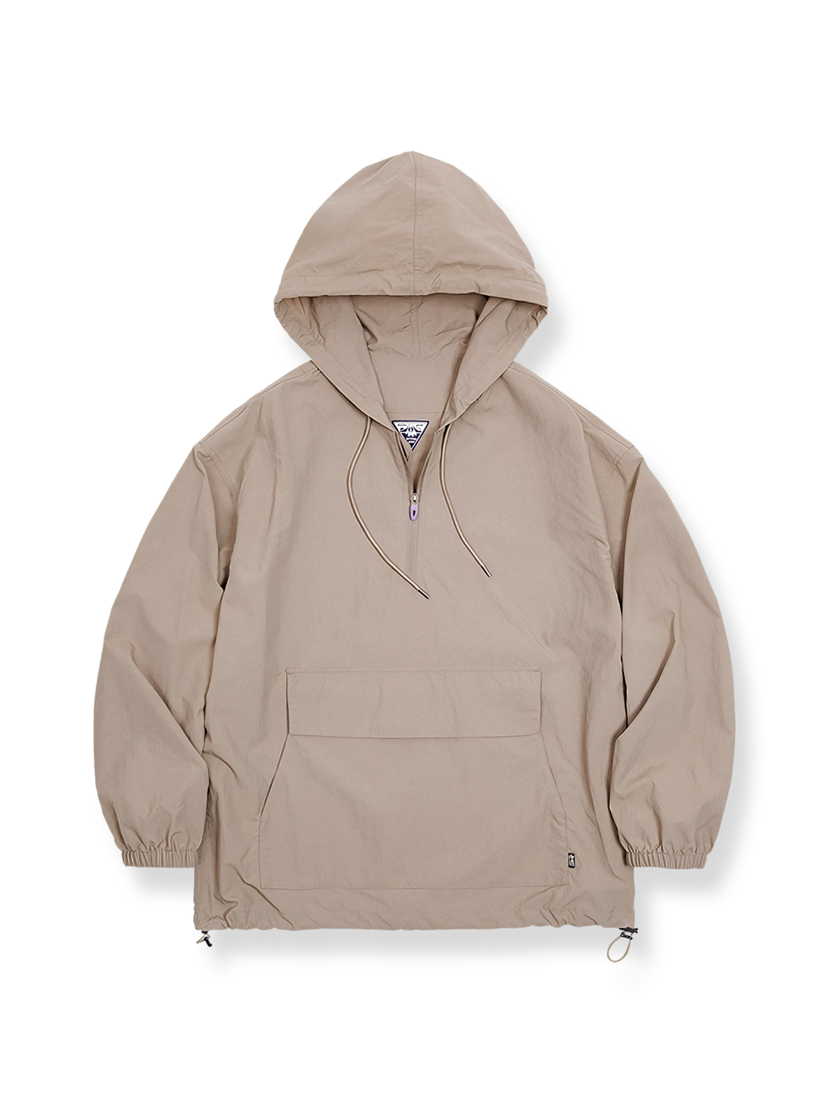 ハーフジップ フーディージャケット