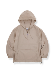 ハーフジップ フーディージャケット