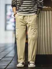 ヘリンボーン カーゴパンツ