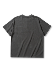 ワッフルステッチフェイクレイヤードTシャツ