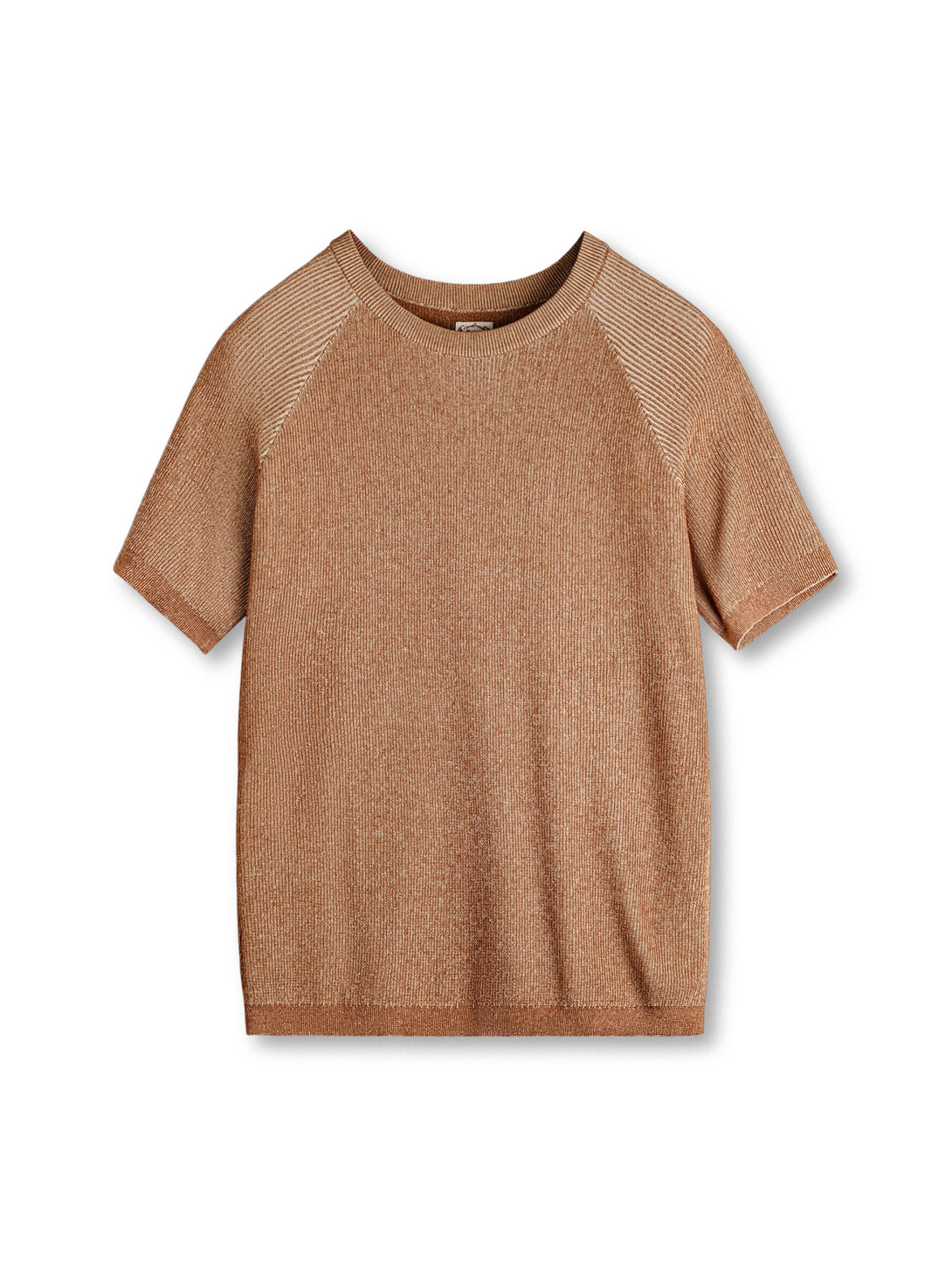 ヴィンテージオレンジニットTシャツ正面全体

