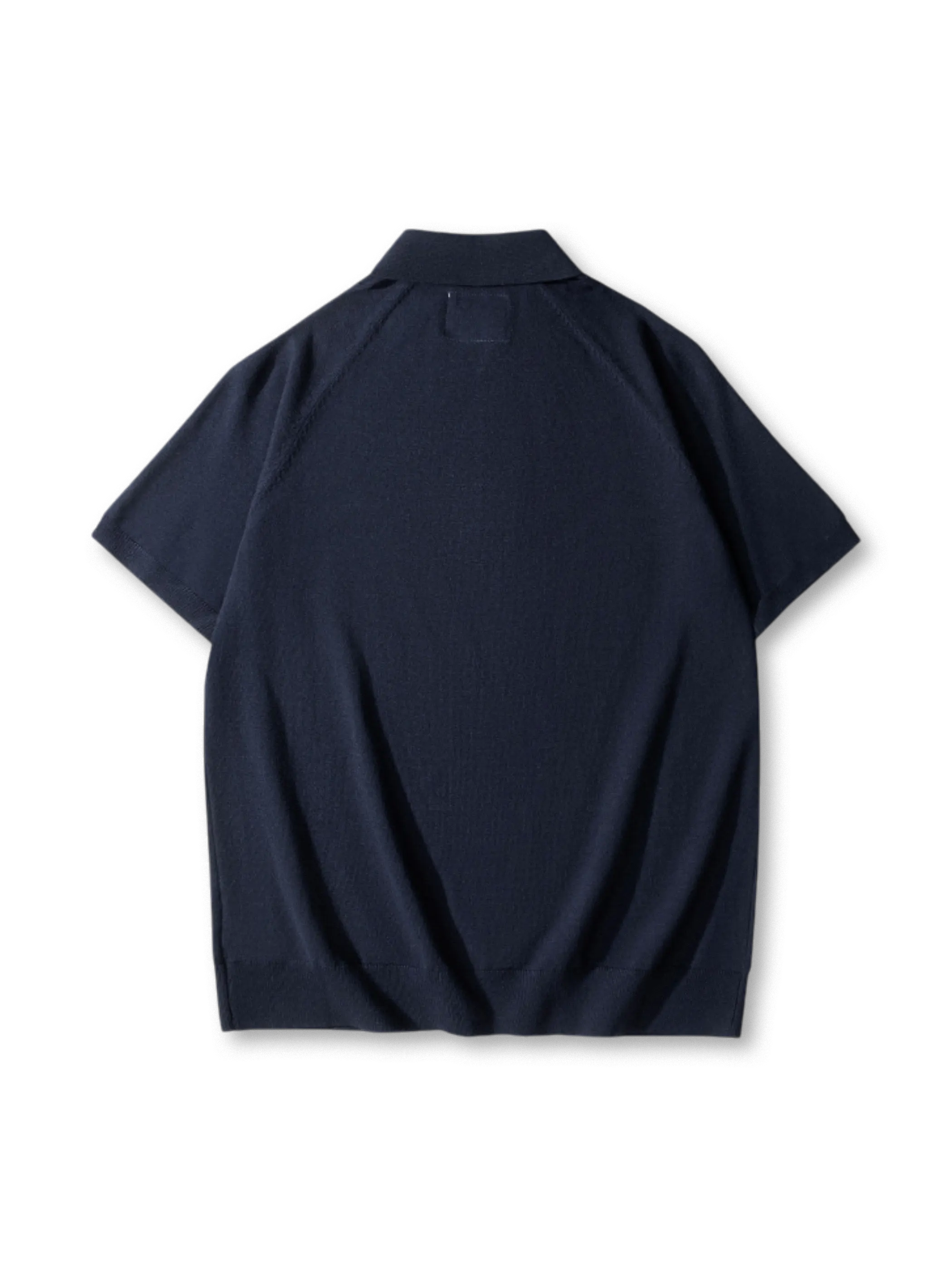 イタリアンニットアイスシルクポロ前面全体