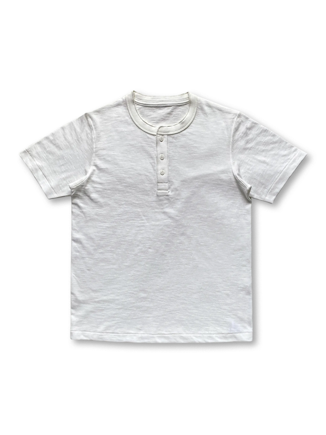  チューブラーヘンリーネックTシャツ全体
