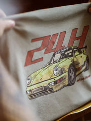 24HレースプリントウォッシュドTシャツ