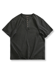 レトロボタンカラー 半袖Tシャツ