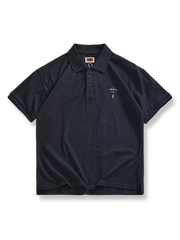 4色展開 刺繍入りポロシャツ