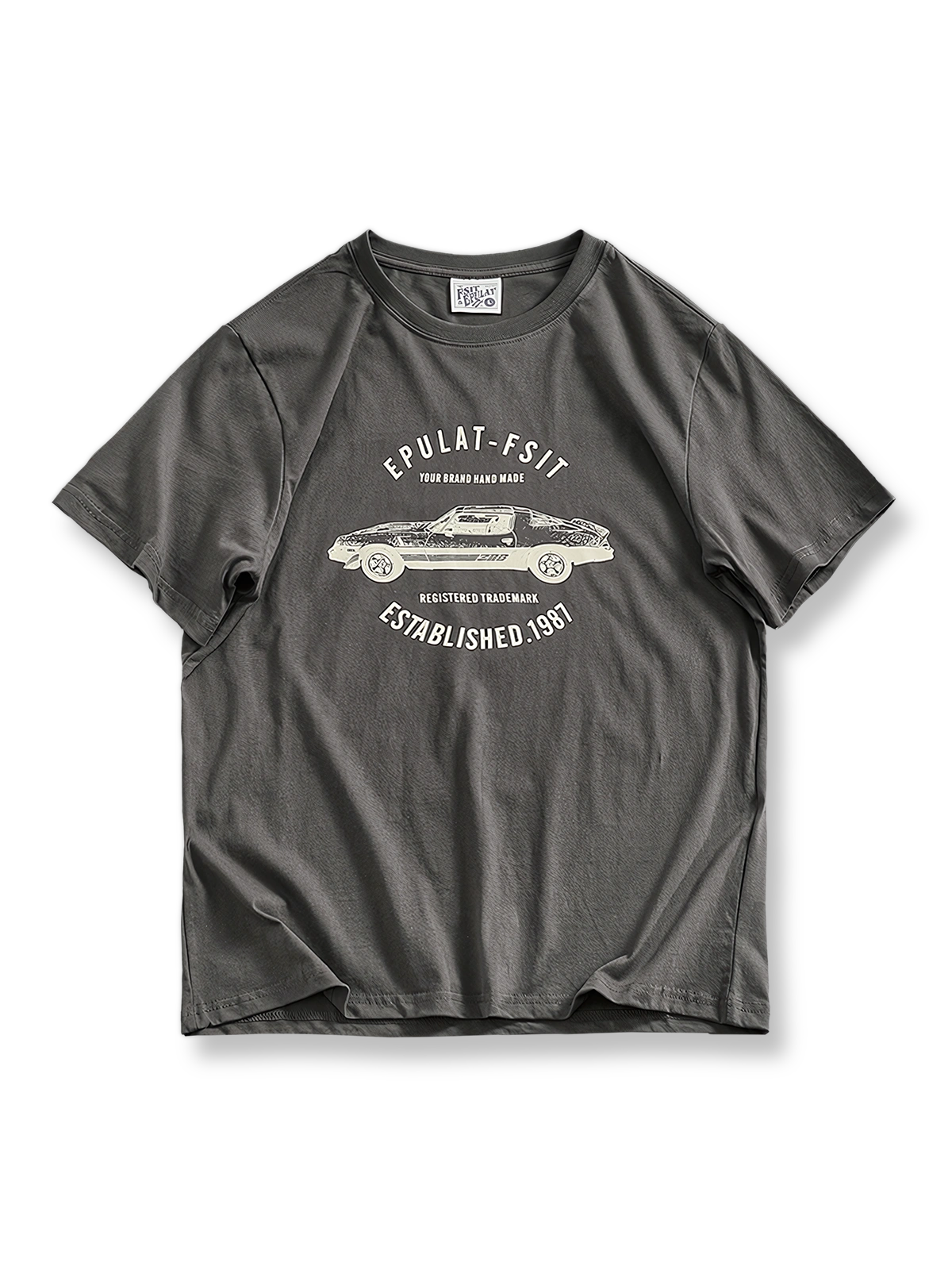 レーシングエレメントプリント半袖Tシャツ全体展示