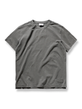 ヴィンテージ風ヘビーウォッシュ純綿クルーネック半袖Tシャツの全体像