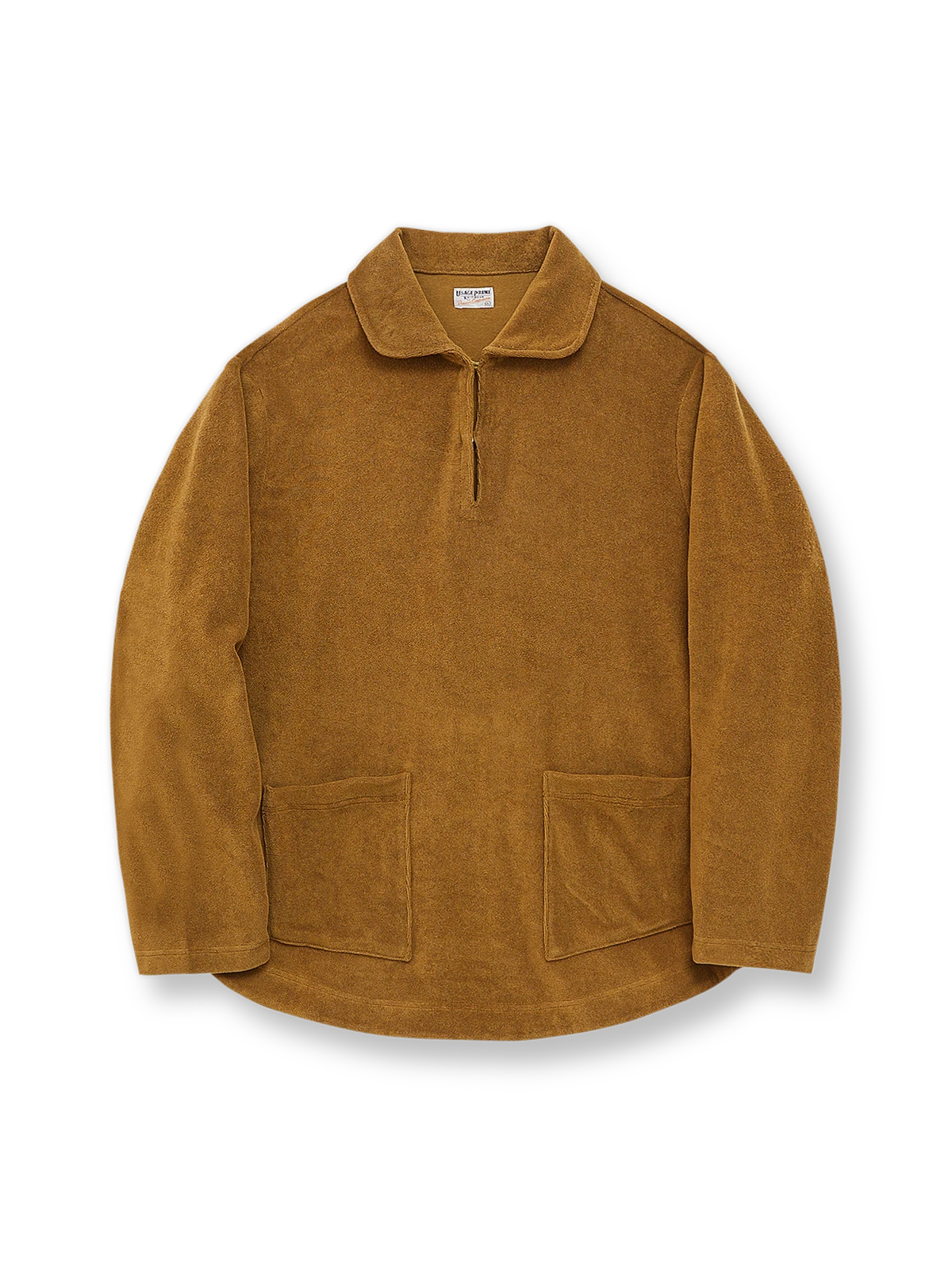 コットンタオル 丸襟 プルオーバー