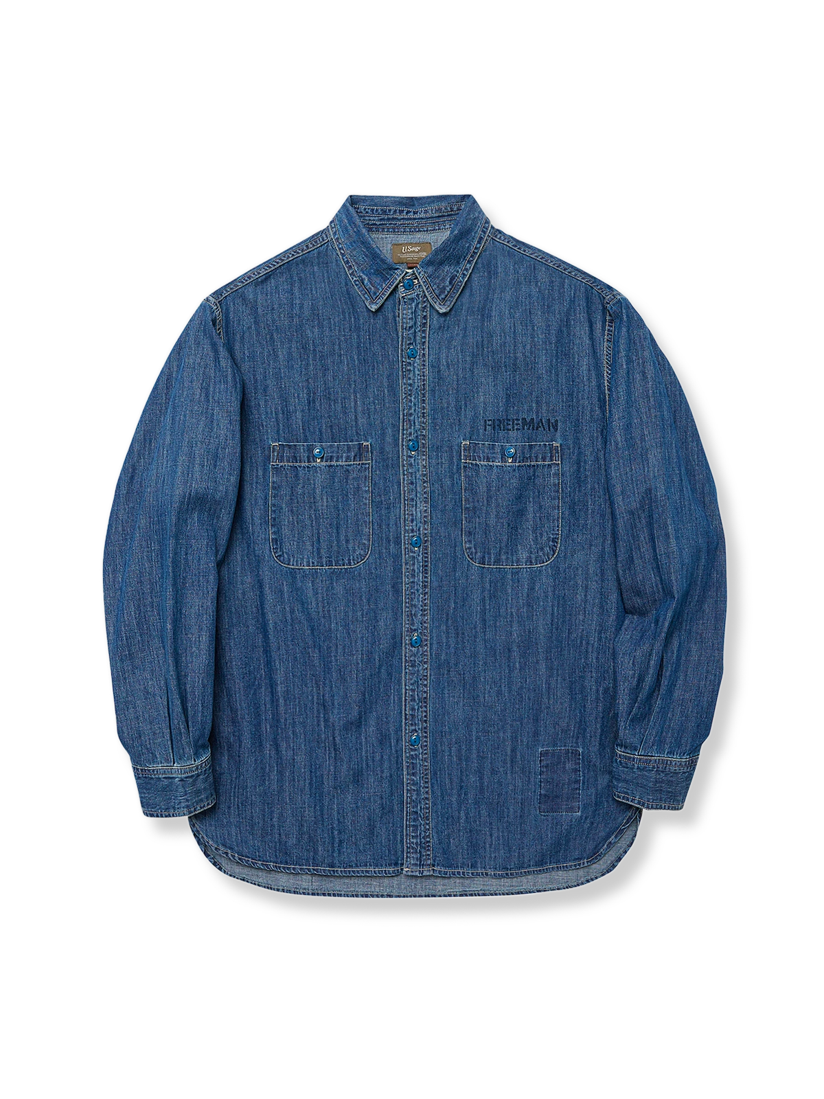 クラシック デニム ウォッシュ シャツ