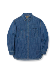 クラシック デニム ウォッシュ シャツ