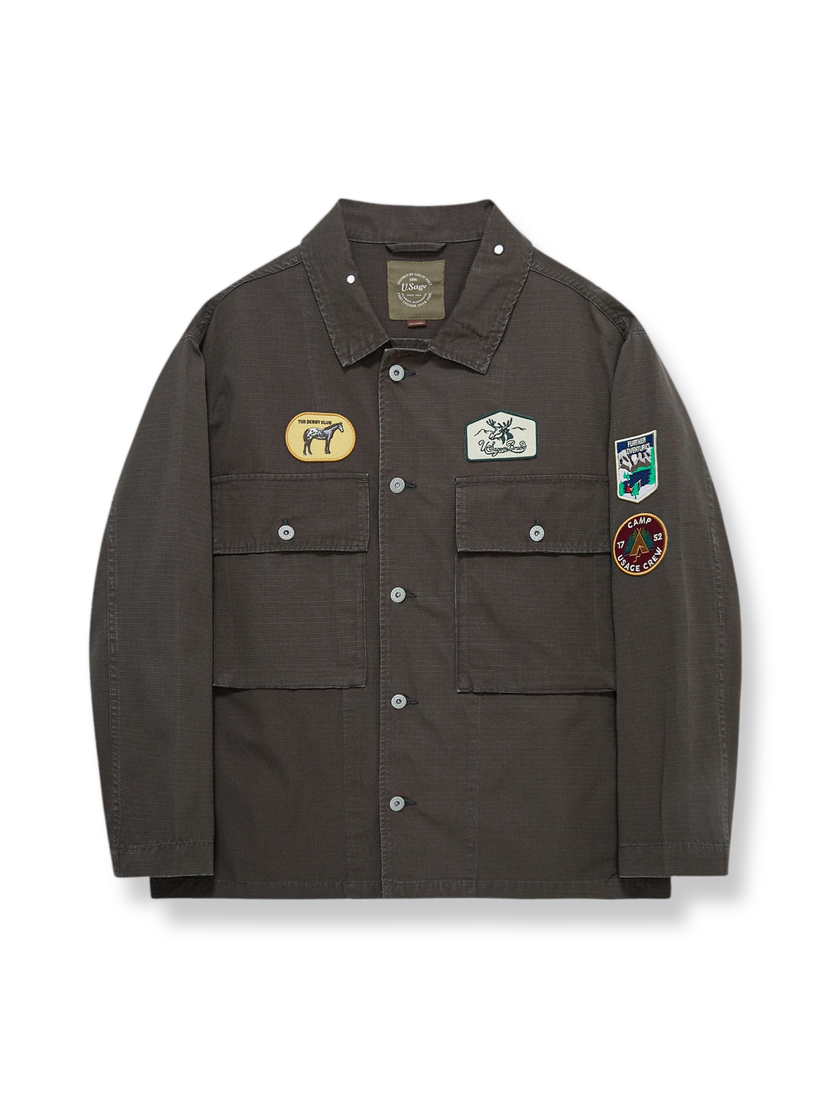 M43 ヘビーウェイト刺繍シャツジャケット