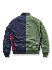 フェイクレイヤード フライトジャケット