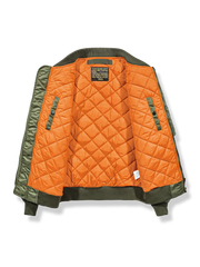 刺繍バッジ入り 厚手ジャケット