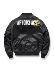 刺繍入り 厚手フライトジャケット