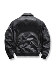 機能性 レザーフライトジャケット