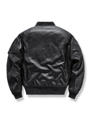 中綿MA-1レザーフライトジャケット