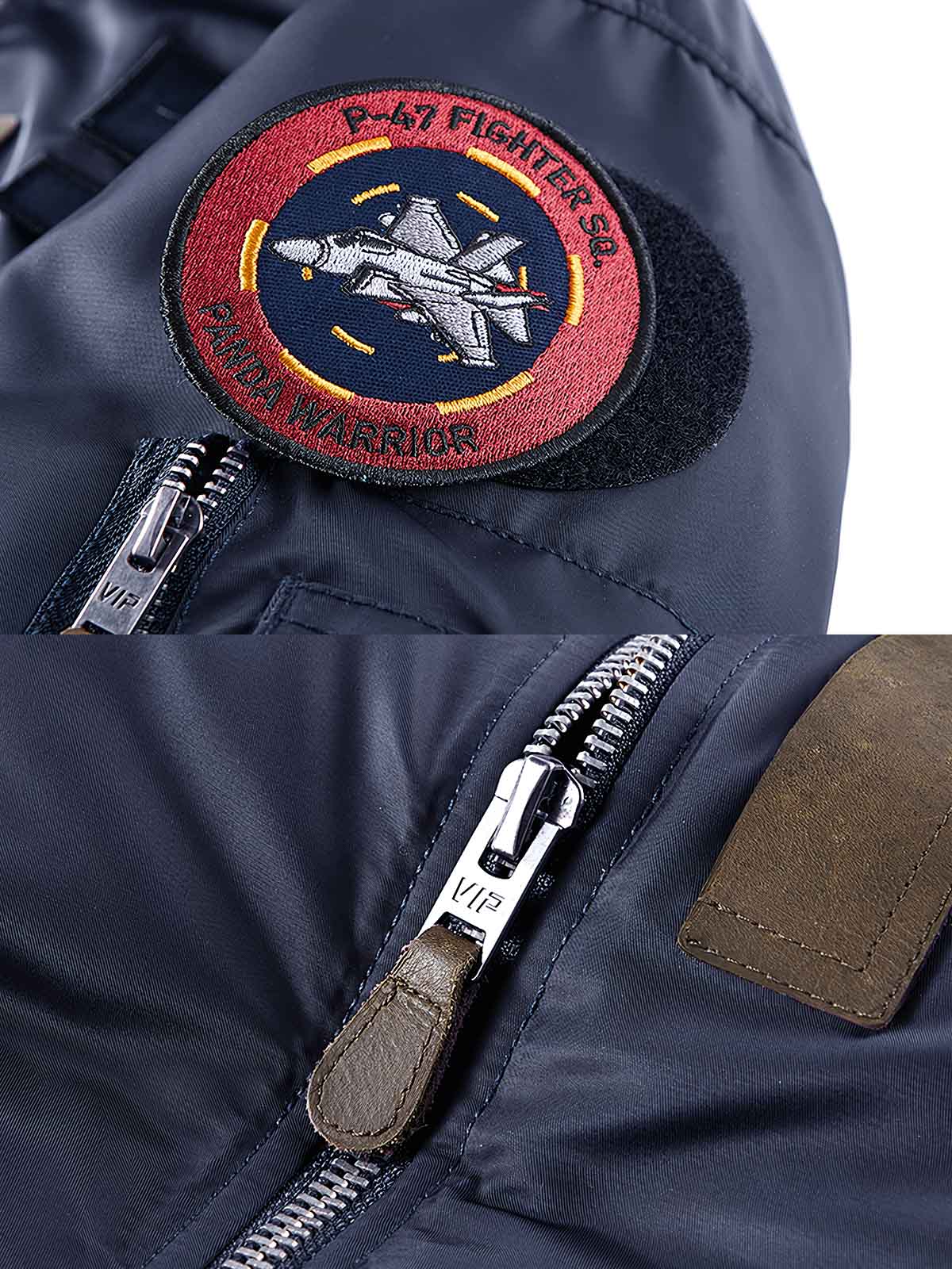 B-15 シープスキン襟付きフライトジャケット -PESSOA CLUB