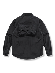 2WAY 袖取り外し可能 長袖シャツ