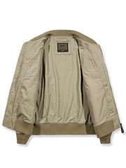 MA-1レザーフライトジャケット「Bear Soldier Voitek private embroidery」