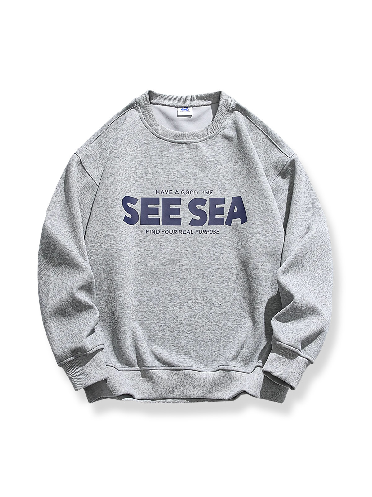 「SEE SEA」プリントスウェット