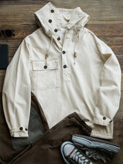 ミリタリー サルベージ フード付きスウェット