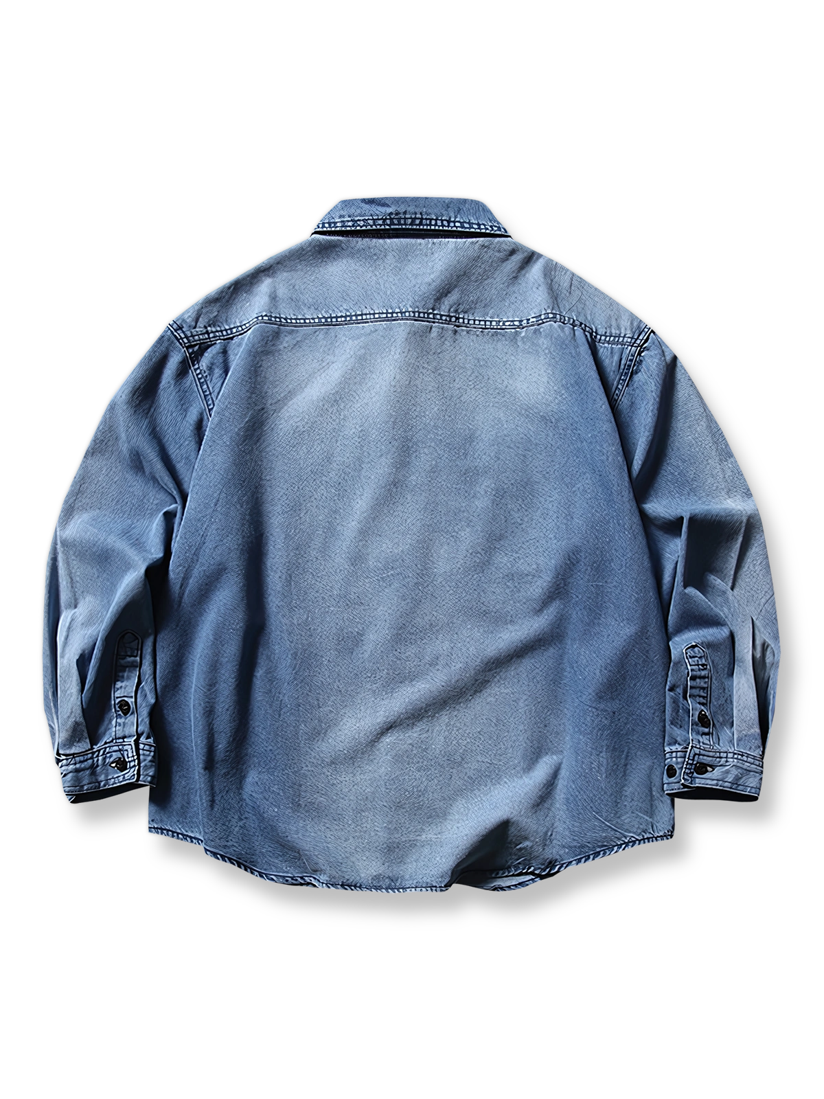 ヴィンテージウォッシュデニムジャケット全体画像