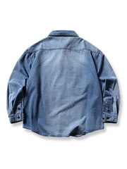 ヴィンテージウォッシュデニムジャケット全体画像