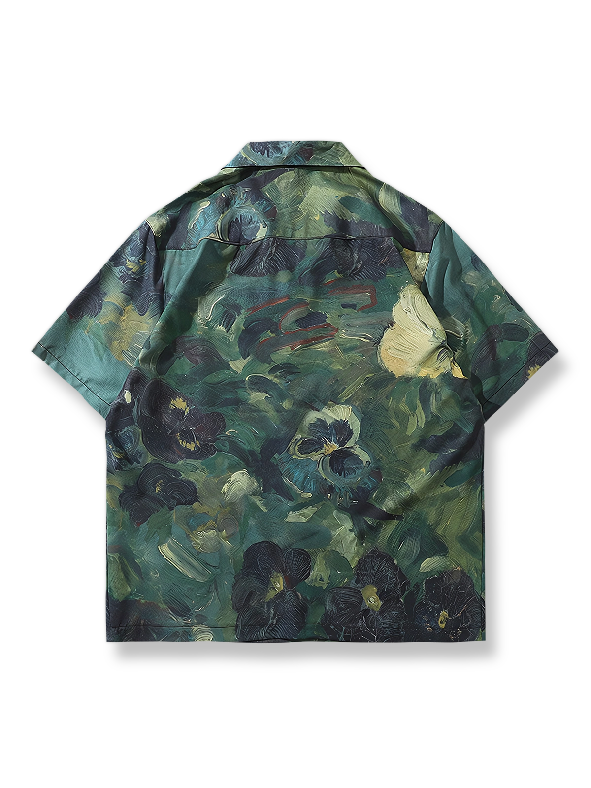 ヴィンテージペインティンググラフィティ半袖シャツの正面図