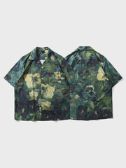 ヴィンテージペインティンググラフィティ半袖シャツの正面図