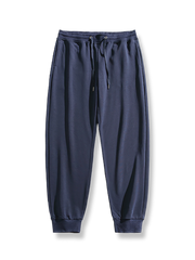 無地3色 裾絞りスウェットパンツ